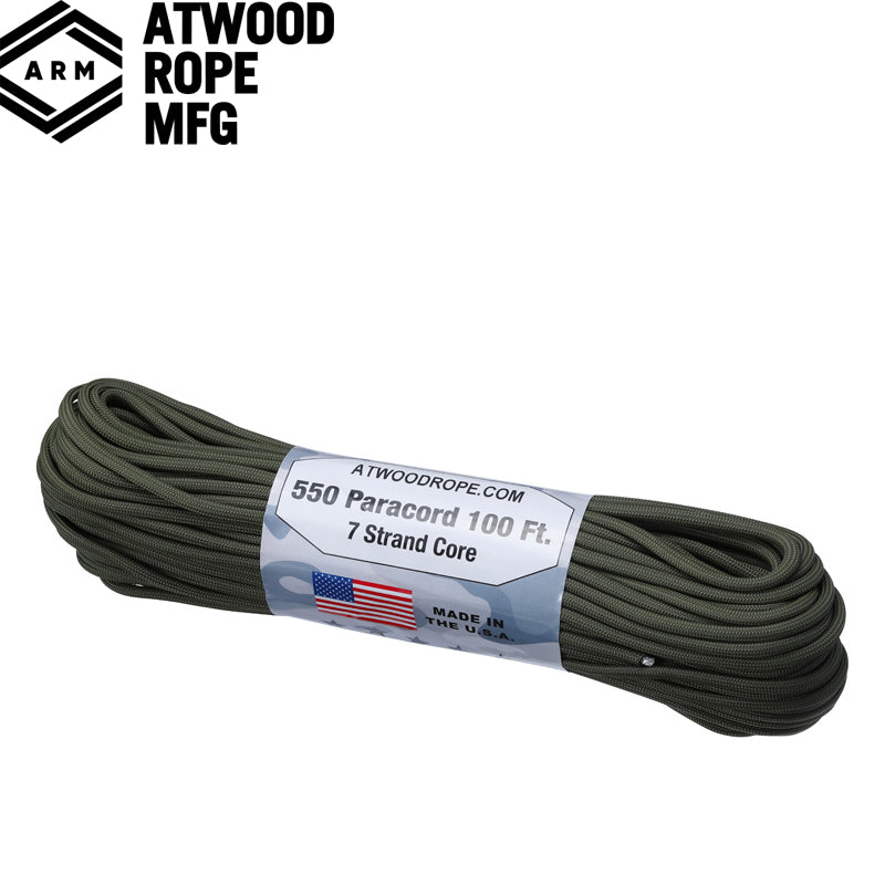 Atwood Rope アットウッドロープ　パラコード 30m/φ4mm（オリーブドラブ）【正規取扱品】